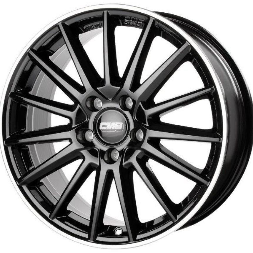 C23 Diamond Rim Black Gloss 8x20