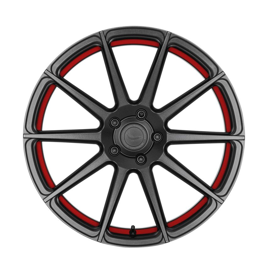 PROJECT 2.0 Mattgunmetal/ undercut Color Trim rot 9x20
