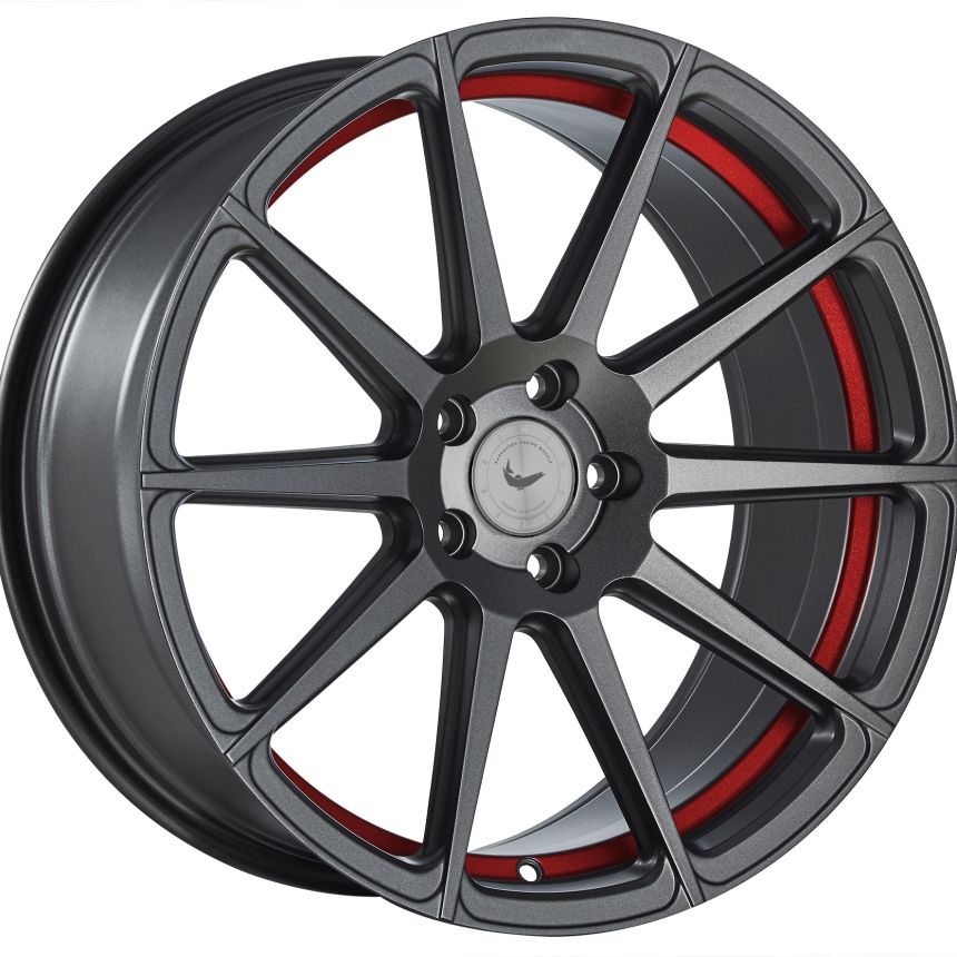 PROJECT 2.0 Mattgunmetal/ undercut Color Trim rot 9x20