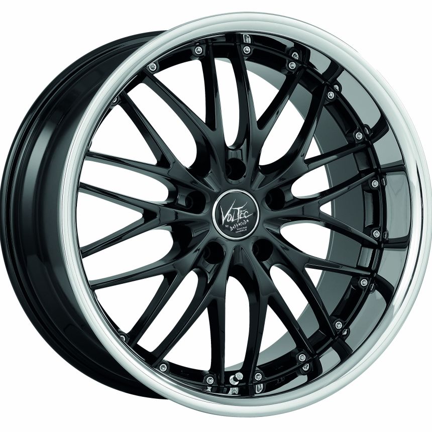 VOLTEC T6 Higloss black inox lip 9x18