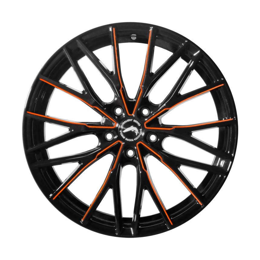 PROJECT 3.0 Black gloss Flashorange 10x20