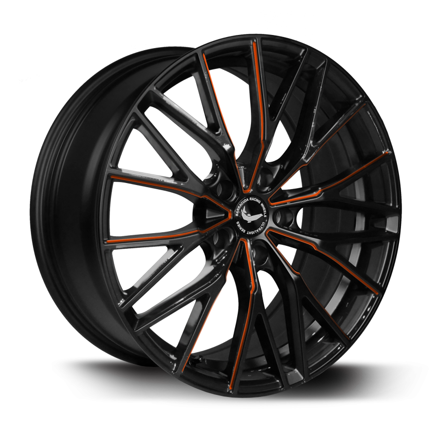 PROJECT 3.0 Black gloss Flashorange 10x20