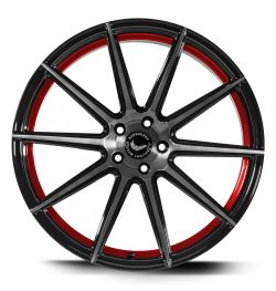 PROJECT 2.0 Higloss-Black brushed Surface/undercut Colour trim rot 9x21