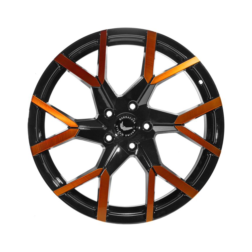 TZUNAMEE EVO Black gloss Flashorange 8x18