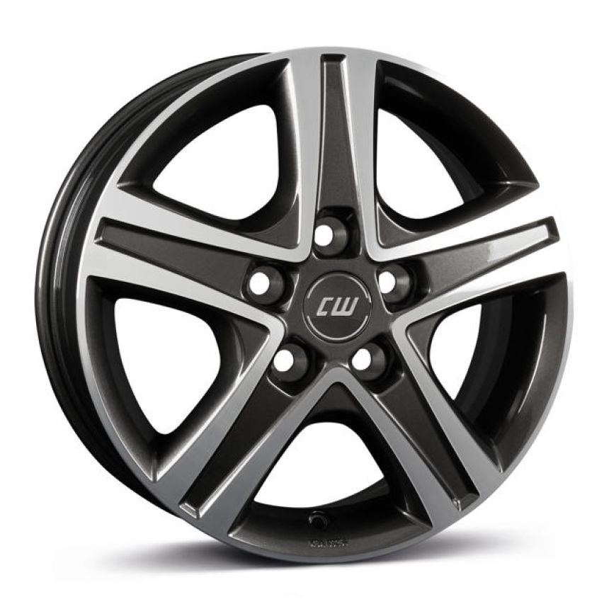 CWD mistral anthracite glossy polished 7x17