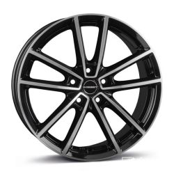 W black polished glossy 8.0x19