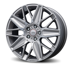 EVOLUZIONE Titan Silver matt polish 8.0x18