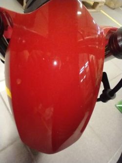 SuperMoto Etulokasuoja, punainen