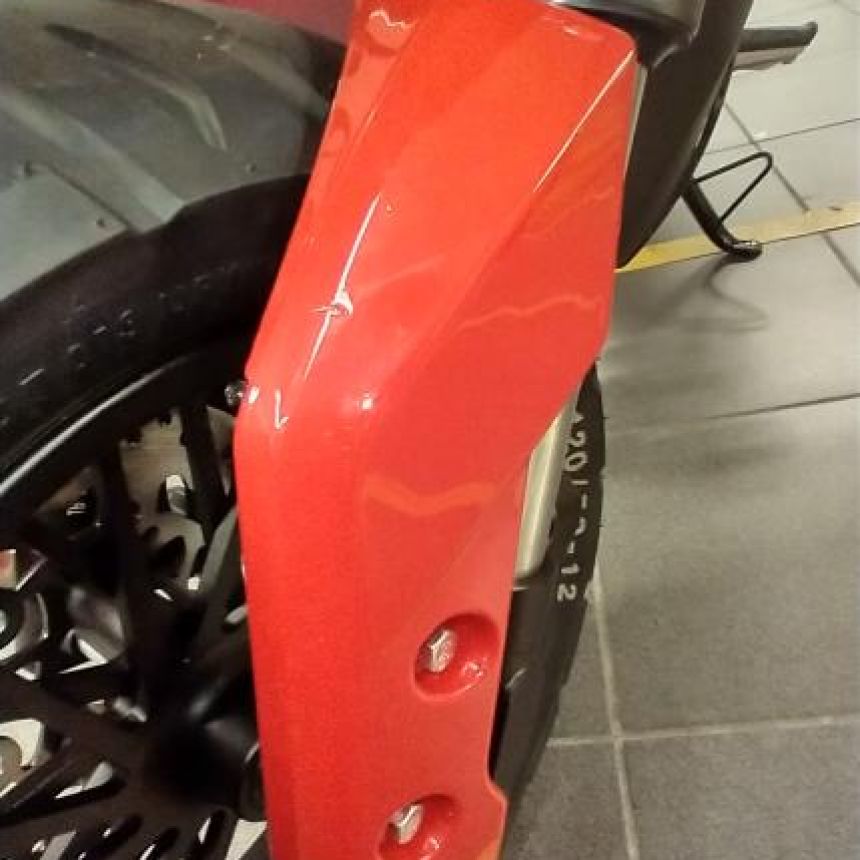 SuperMoto Vasen iskunvaimentajan suoja