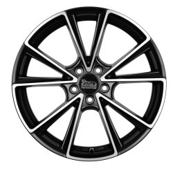 A5 Matt Black Front Polish 8x19