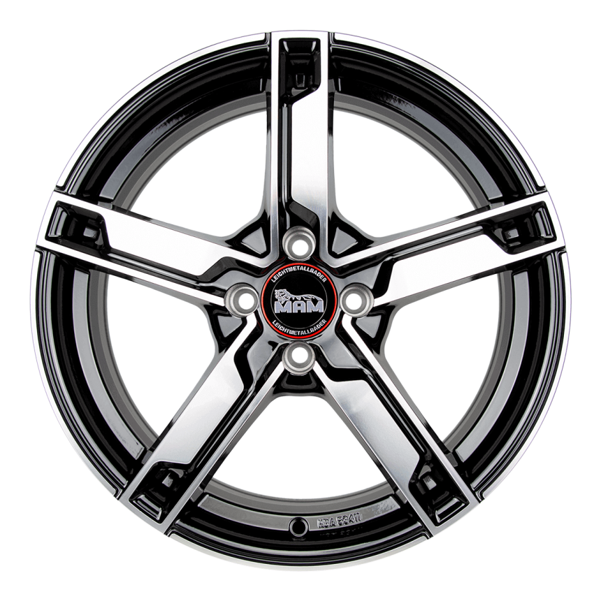 W4 Black Front Polish 7x17