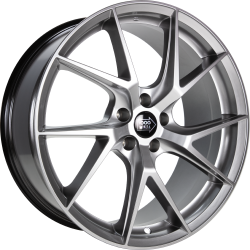 COMPETIZIONE Titan Silver matt polish 8.0x19