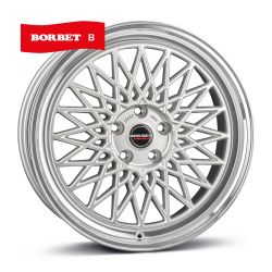 B silver rim polished 8x17