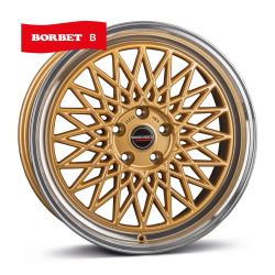 B gold rim polished 8x17
