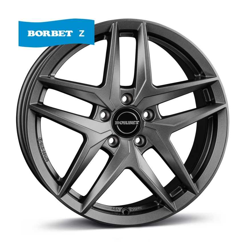 Z dark grey matt 7.0x17