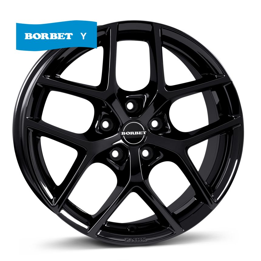 Y black glossy 7.0x17