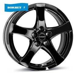 F black glossy 6x15