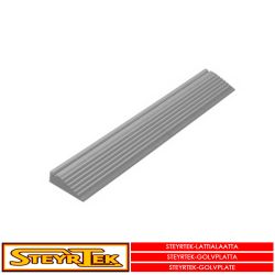 Lattialaatan reunapala, aluminium grey naaras 6 kpl