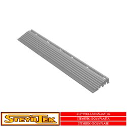 Lattialaatan reunapala, aluminium grey uros 6 kpl